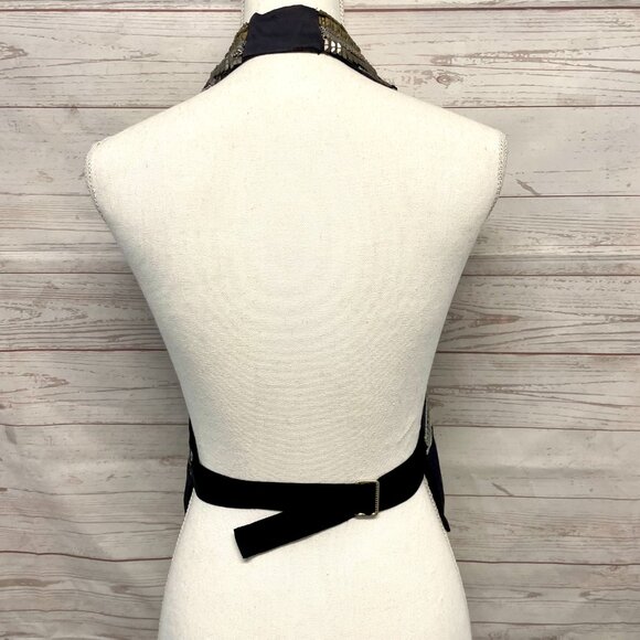 Dries Van Noten Embellished Tuxedo Style Vest - Picture 5 of 9